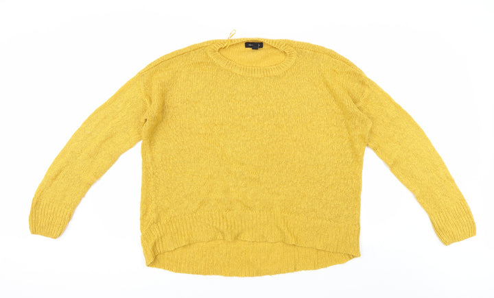 New Look Womens Yellow   Pullover Jumper Size L