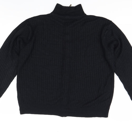 Southbay Womens Black   Full Zip Jumper Size XL