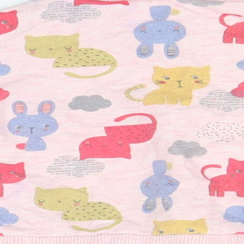 Nutmeg Girls Pink   Pullover Jumper Size 3-6 Months
