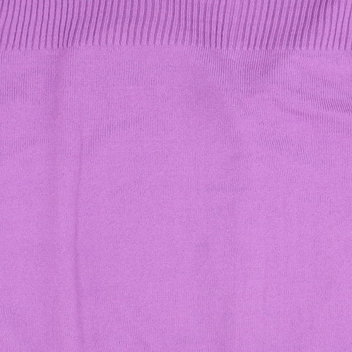 EWM Womens Purple   Cardigan Jumper One Size