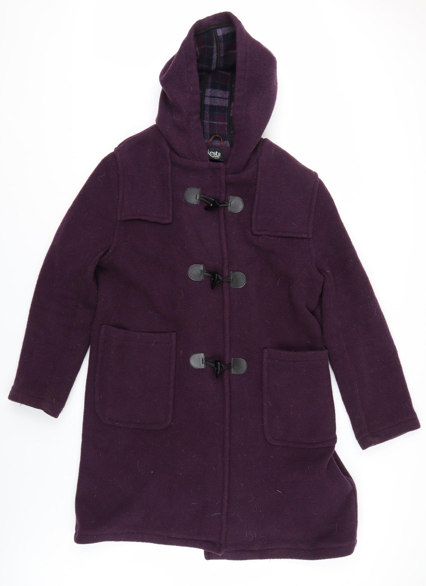 Kesta Womens Purple   Overcoat Coat Size 20