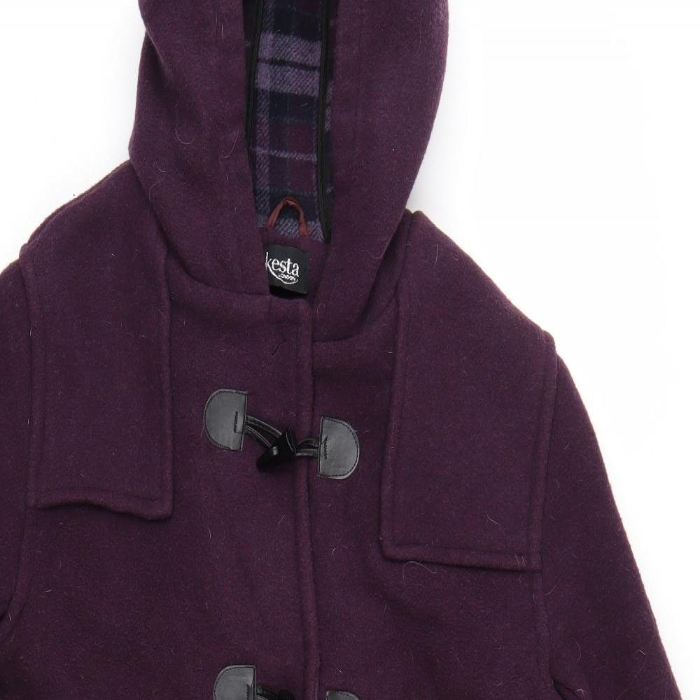 Kesta Womens Purple   Overcoat Coat Size 20