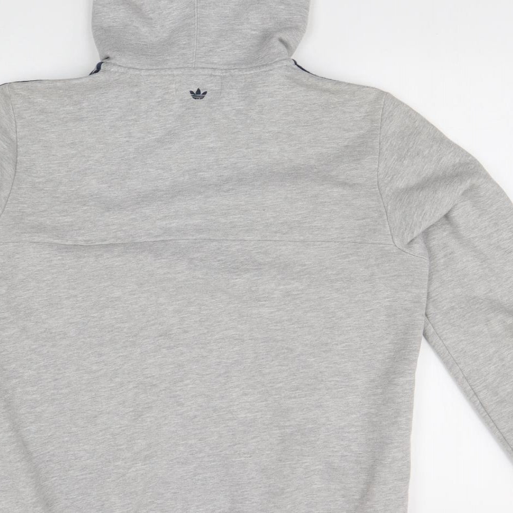 adidas Womens Grey   Full Zip Hoodie Size M