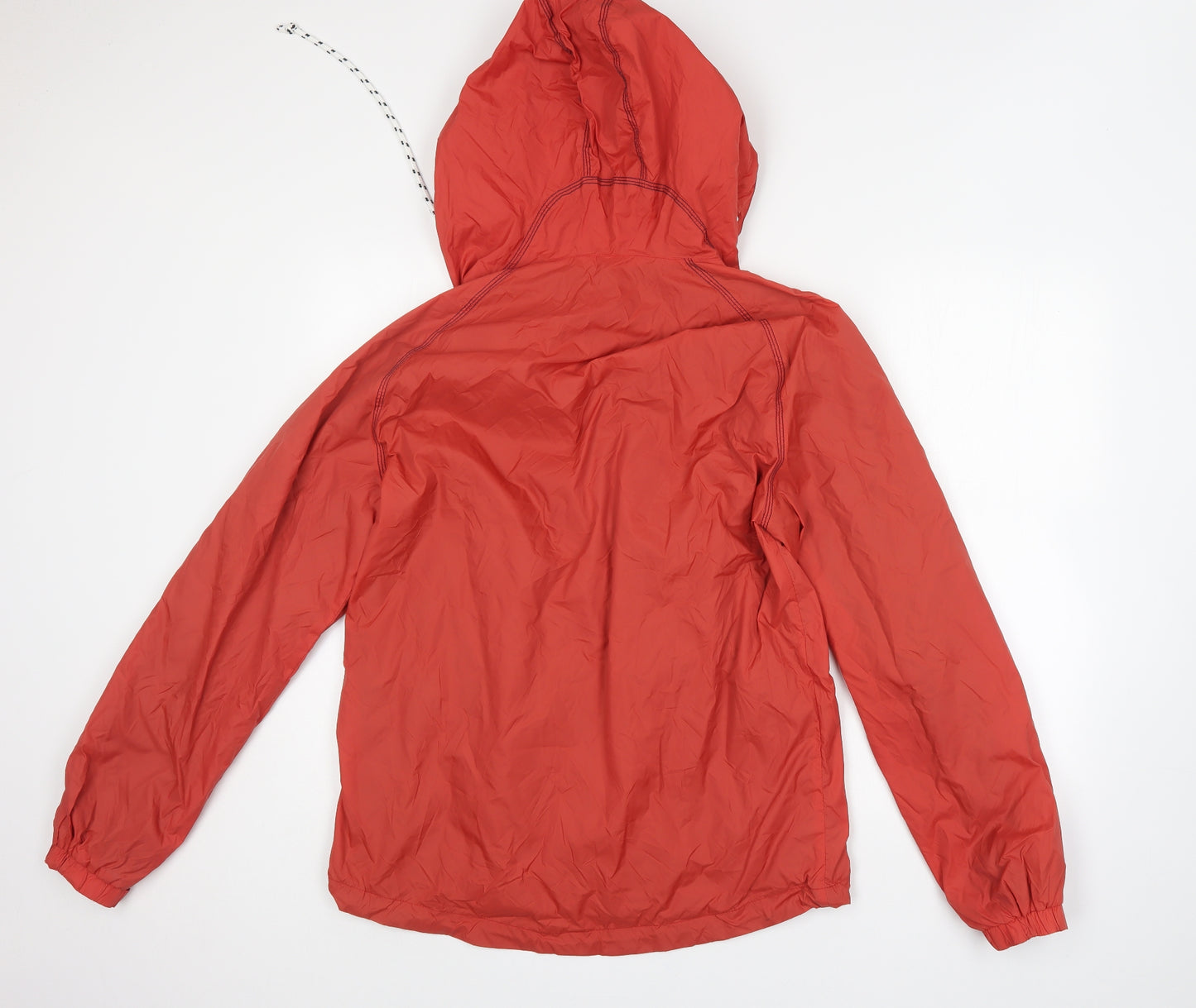JACK & JONES Mens Orange   Rain Coat Jacket Size L