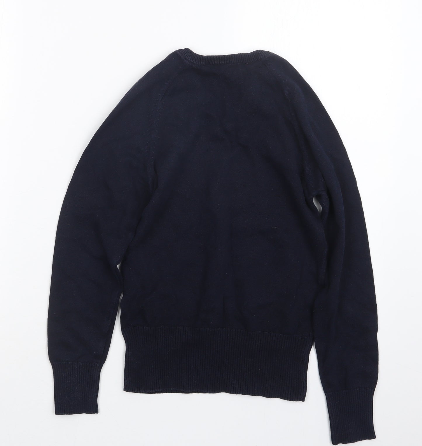 trutex Womens Blue  Knit Pullover Jumper Size 2XS