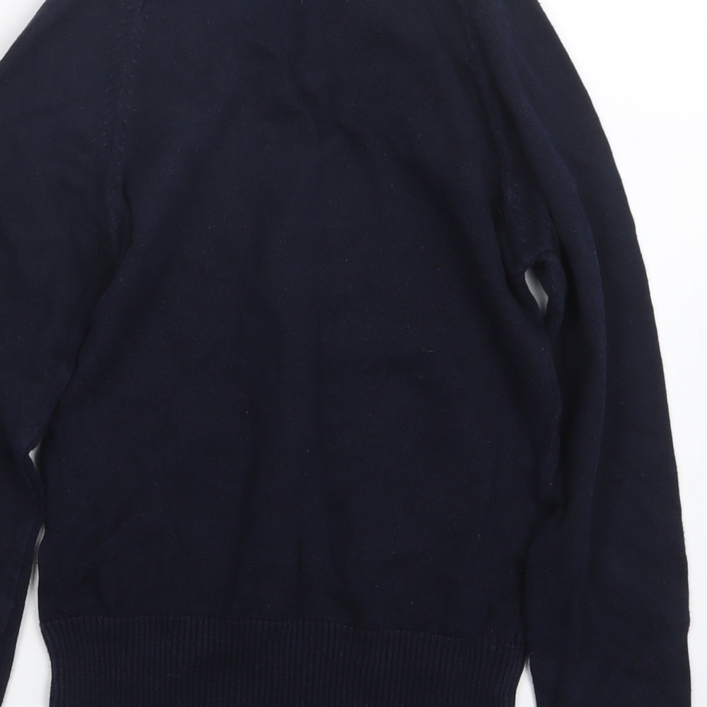 trutex Womens Blue  Knit Pullover Jumper Size 2XS