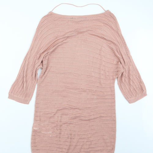 VERO MODA Womens Pink   Pullover Jumper Size S
