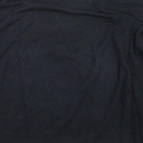 Blue Harbour Mens Black  Knit Pullover Jumper Size 2XL