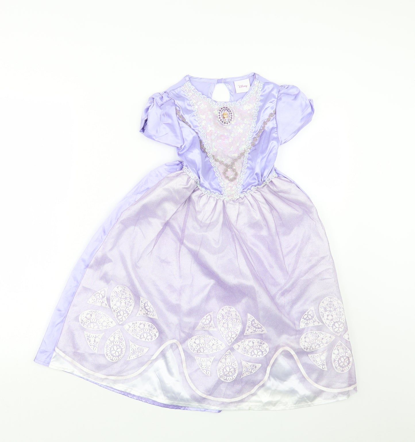 Disney Girls Purple   T-Shirt Dress  Size 3-4 Years  - Disney