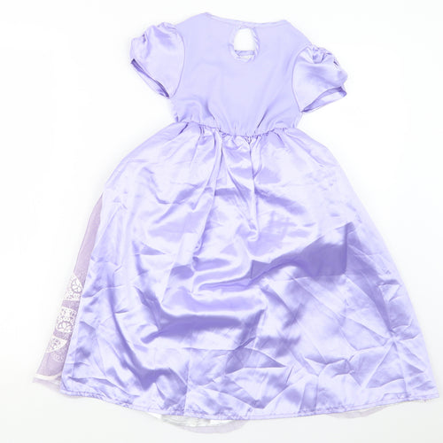 Disney Girls Purple   T-Shirt Dress  Size 3-4 Years  - Disney