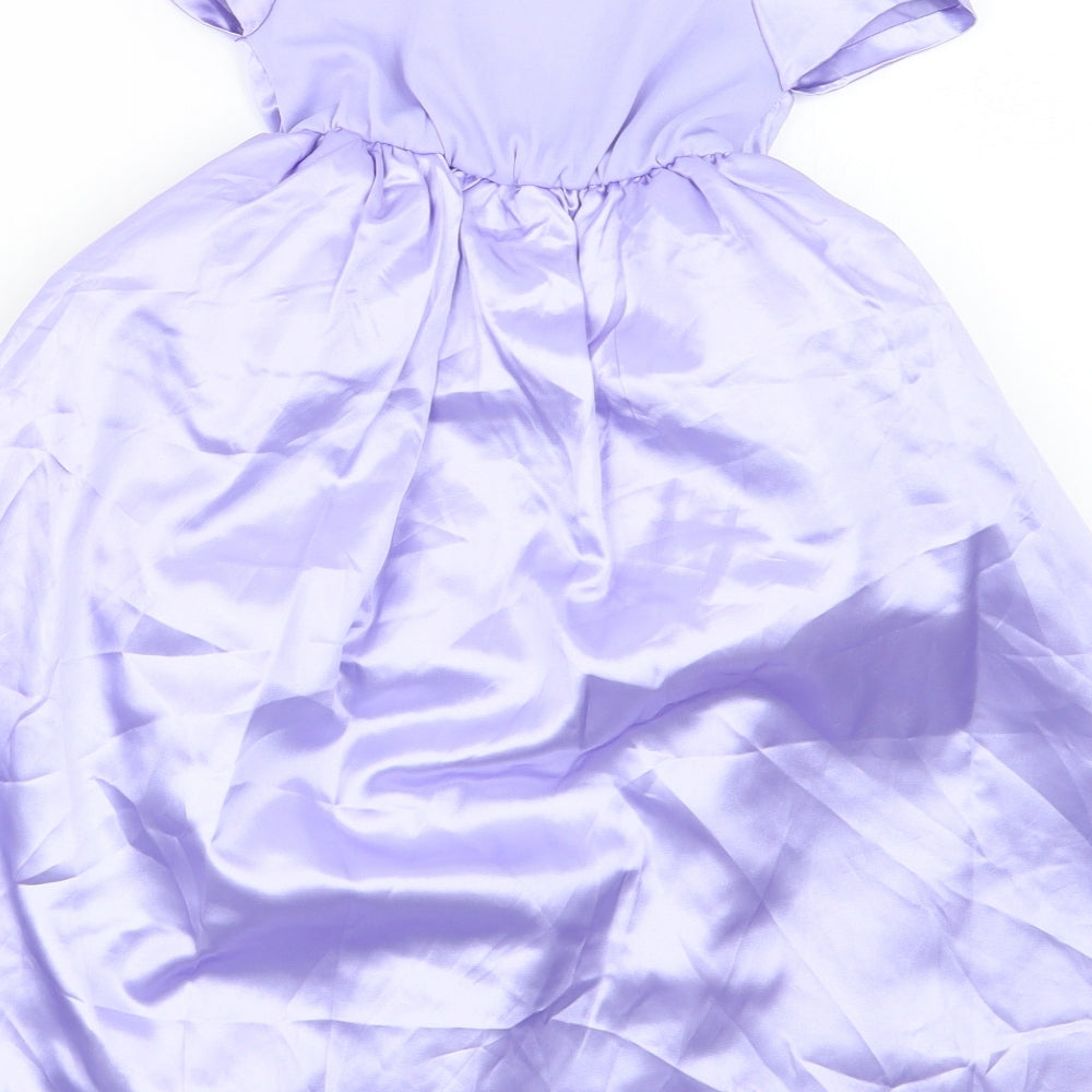 Disney Girls Purple   T-Shirt Dress  Size 3-4 Years  - Disney