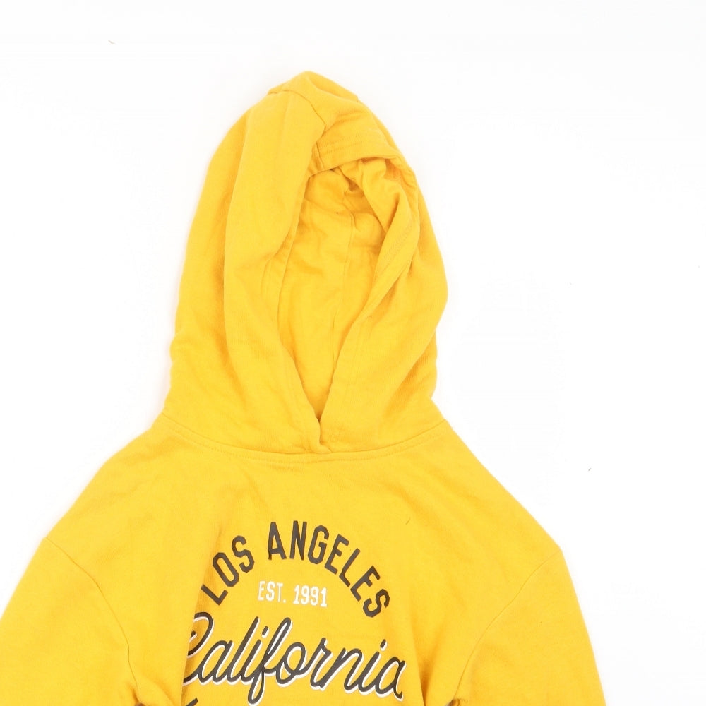 Primark Girls Yellow   Pullover Hoodie Size 8-9 Years