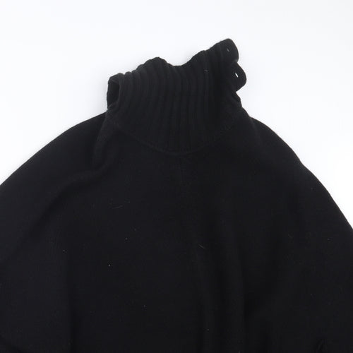 Marks and Spencer Womens Black  Knit Cape Jumper One Size