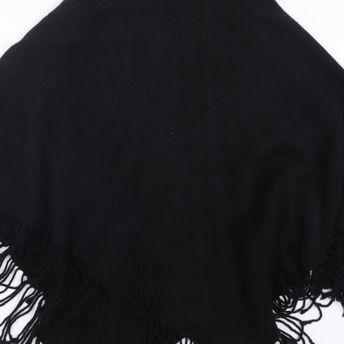 Marks and Spencer Womens Black  Knit Cape Jumper One Size