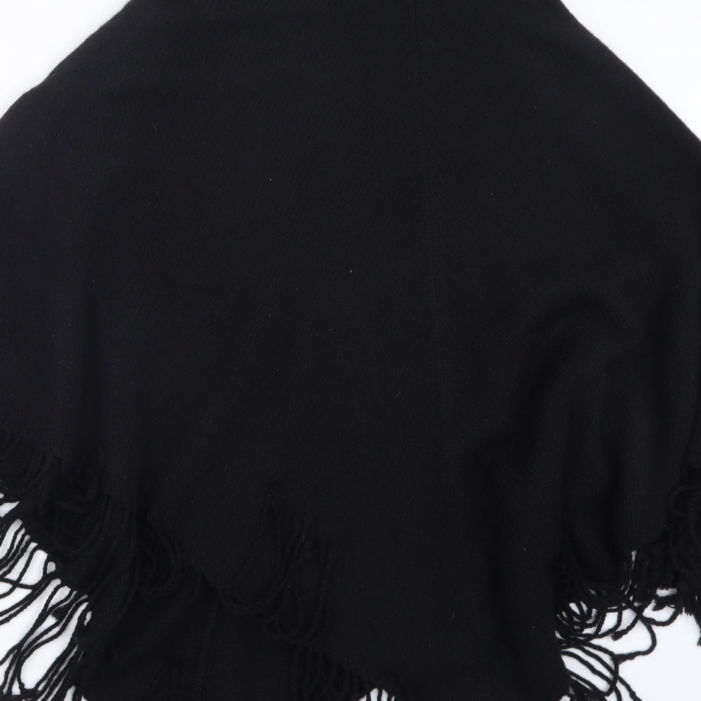 Marks and Spencer Womens Black  Knit Cape Jumper One Size