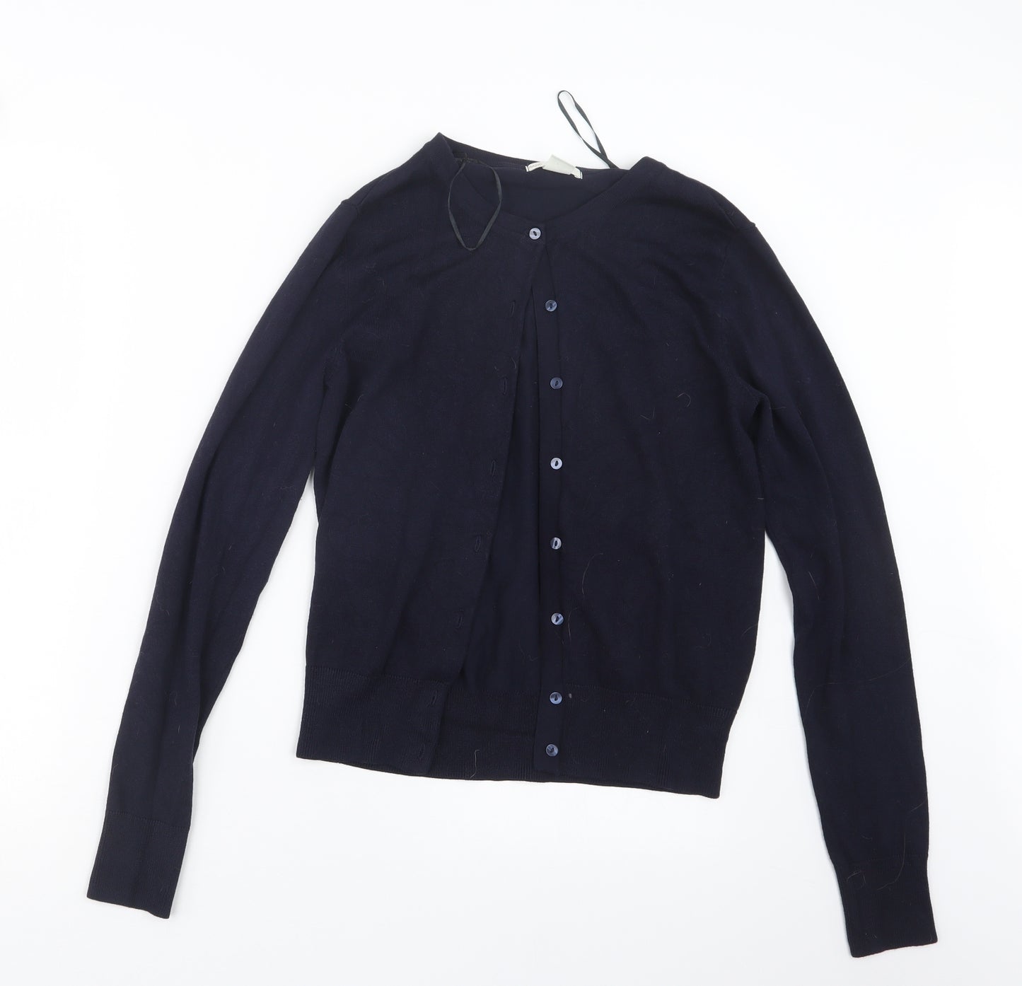 H&M Womens Blue   Cardigan Jumper Size S