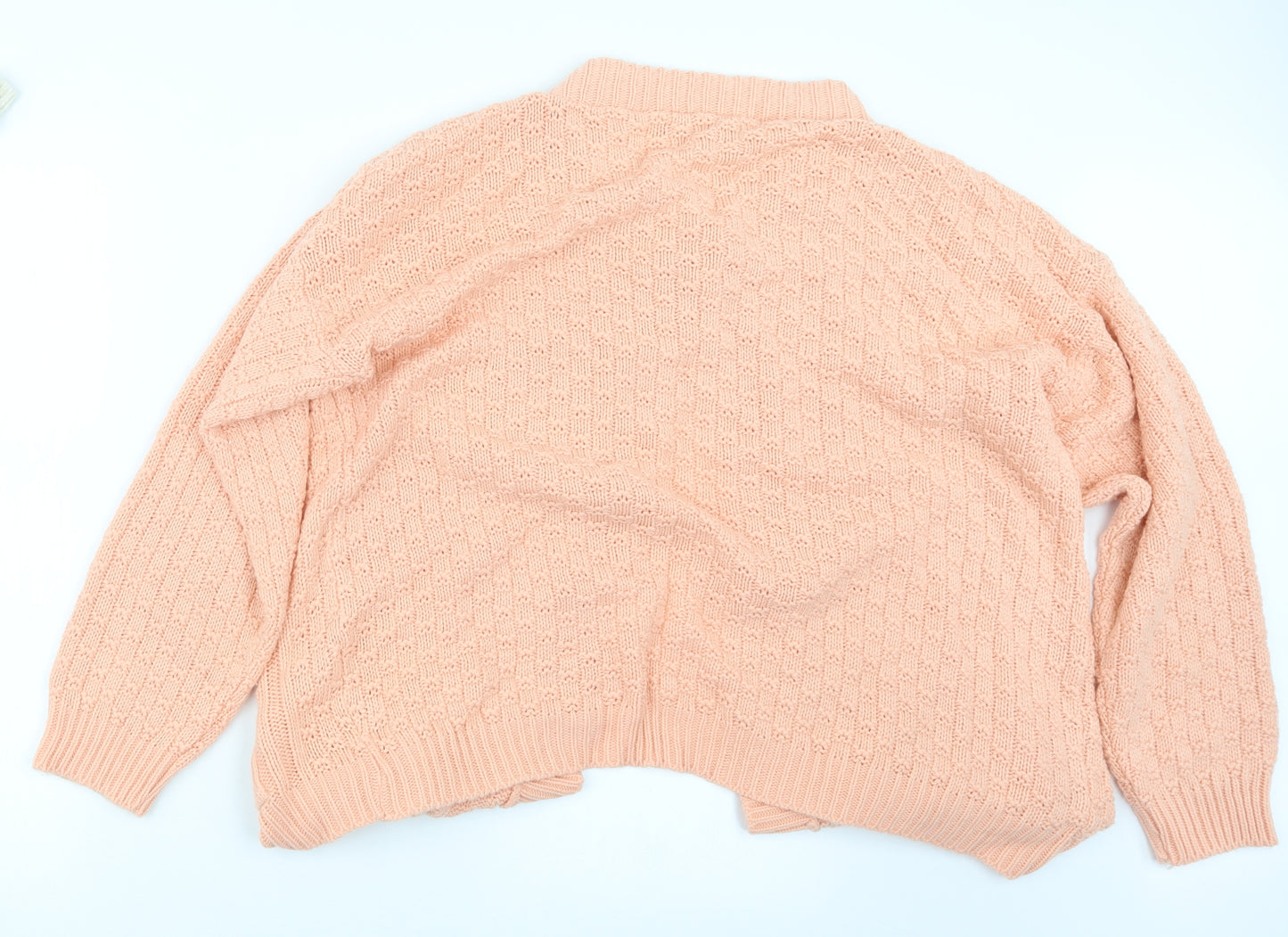 PINK Womens Pink  Knit Cardigan Jumper Size M