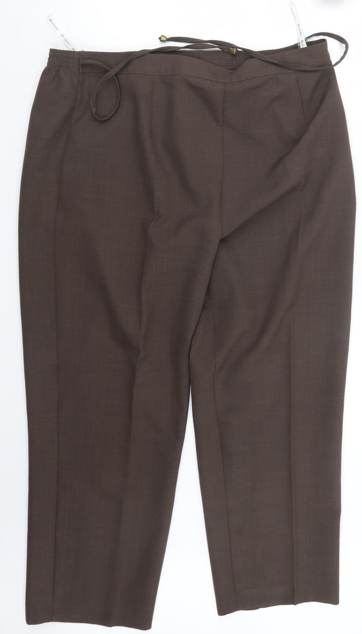 Berkertex Womens Brown Trousers Size 20 L26 in