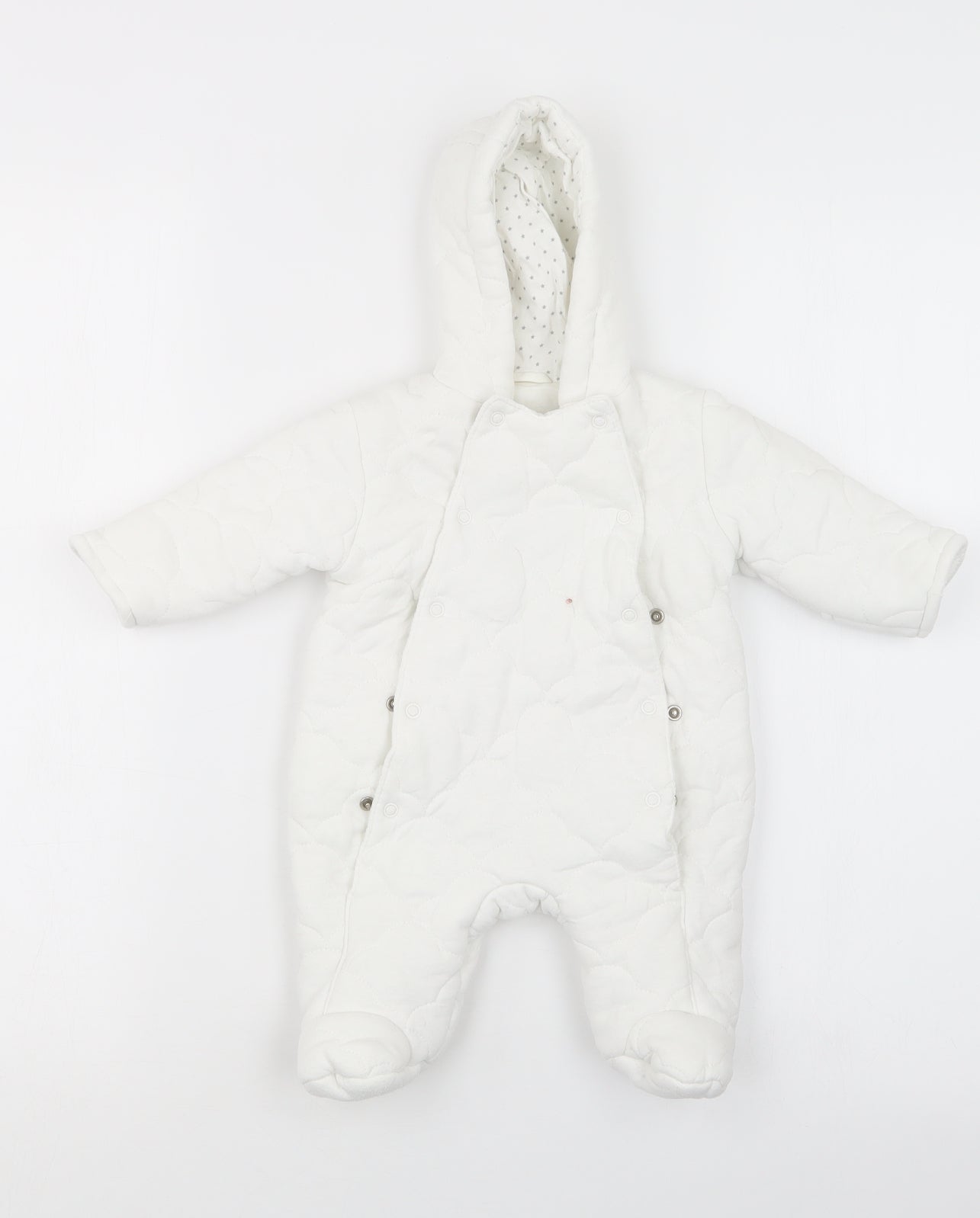 George Baby White   Coverall Outfit/Set Size Newborn