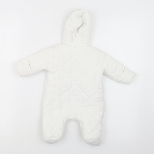 George Baby White   Coverall Outfit/Set Size Newborn