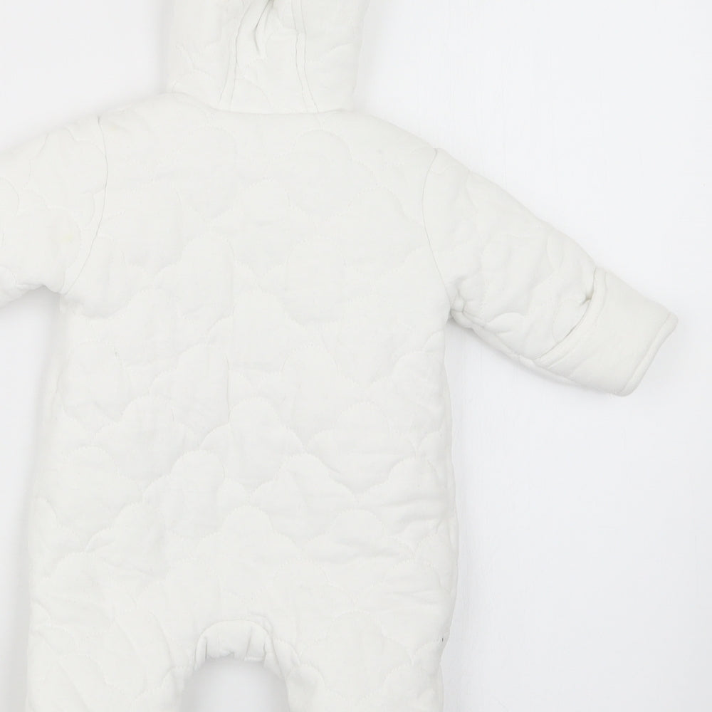 George Baby White   Coverall Outfit/Set Size Newborn