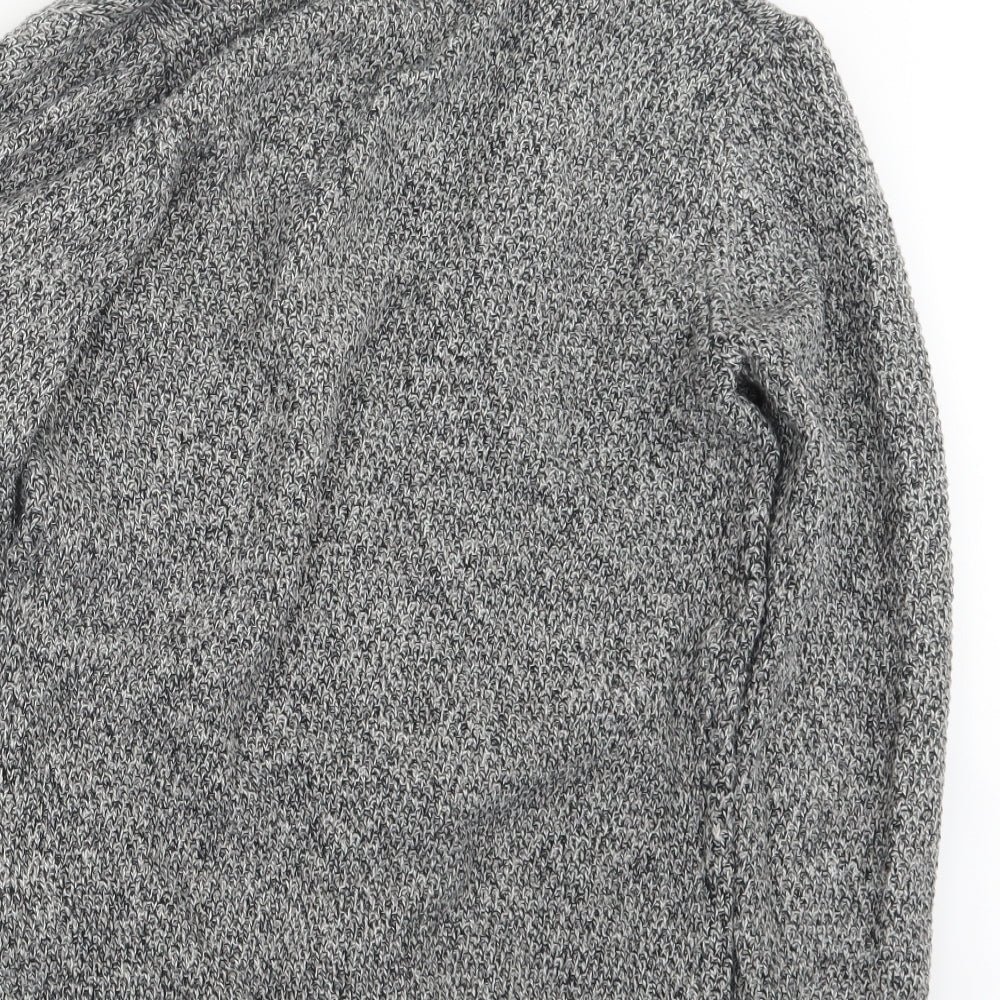Primark Mens Grey  Knit Cardigan Jumper Size XS