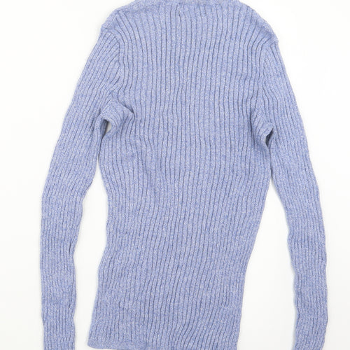 Cedar Wood State Mens Blue  Knit Pullover Jumper Size XS