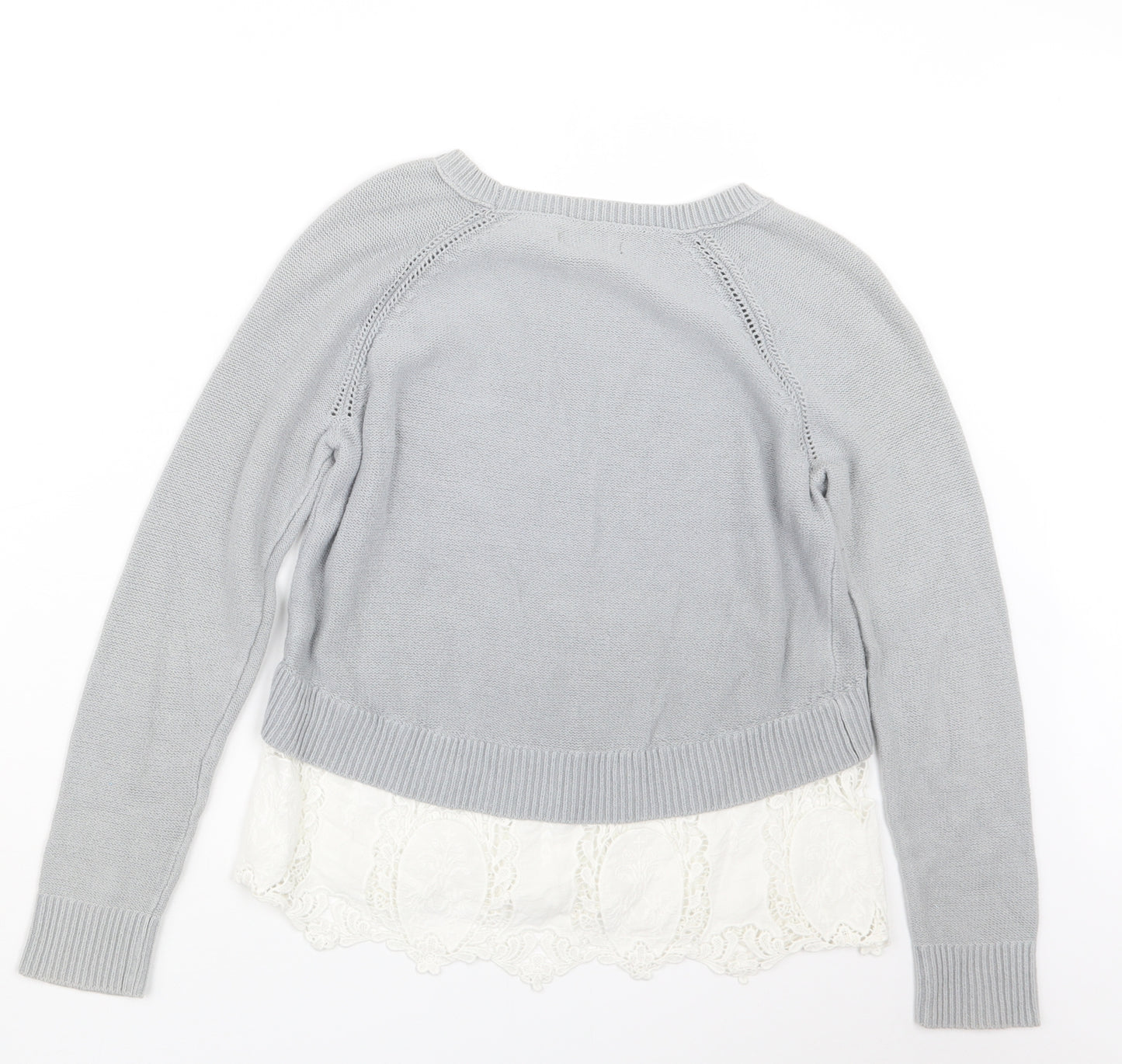 American Eagle Outfitters Womens Grey  Knit Pullover Jumper Size S