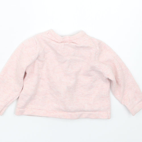 Earlydays Girls Pink  Knit Cardigan Jumper Size 0-3 Months