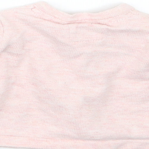 Earlydays Girls Pink  Knit Cardigan Jumper Size 0-3 Months