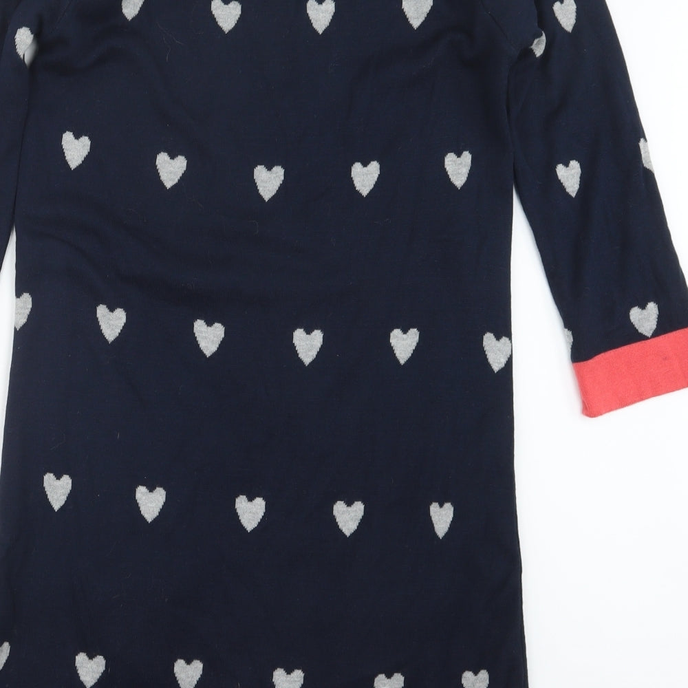 NEXT Womens Blue  Knit Jumper Dress  Size 10