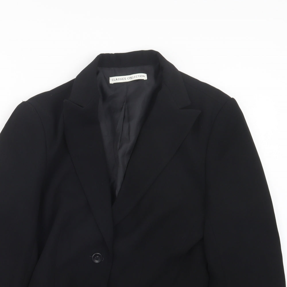 St Bernard Womens Black   Jacket Blazer Size 10