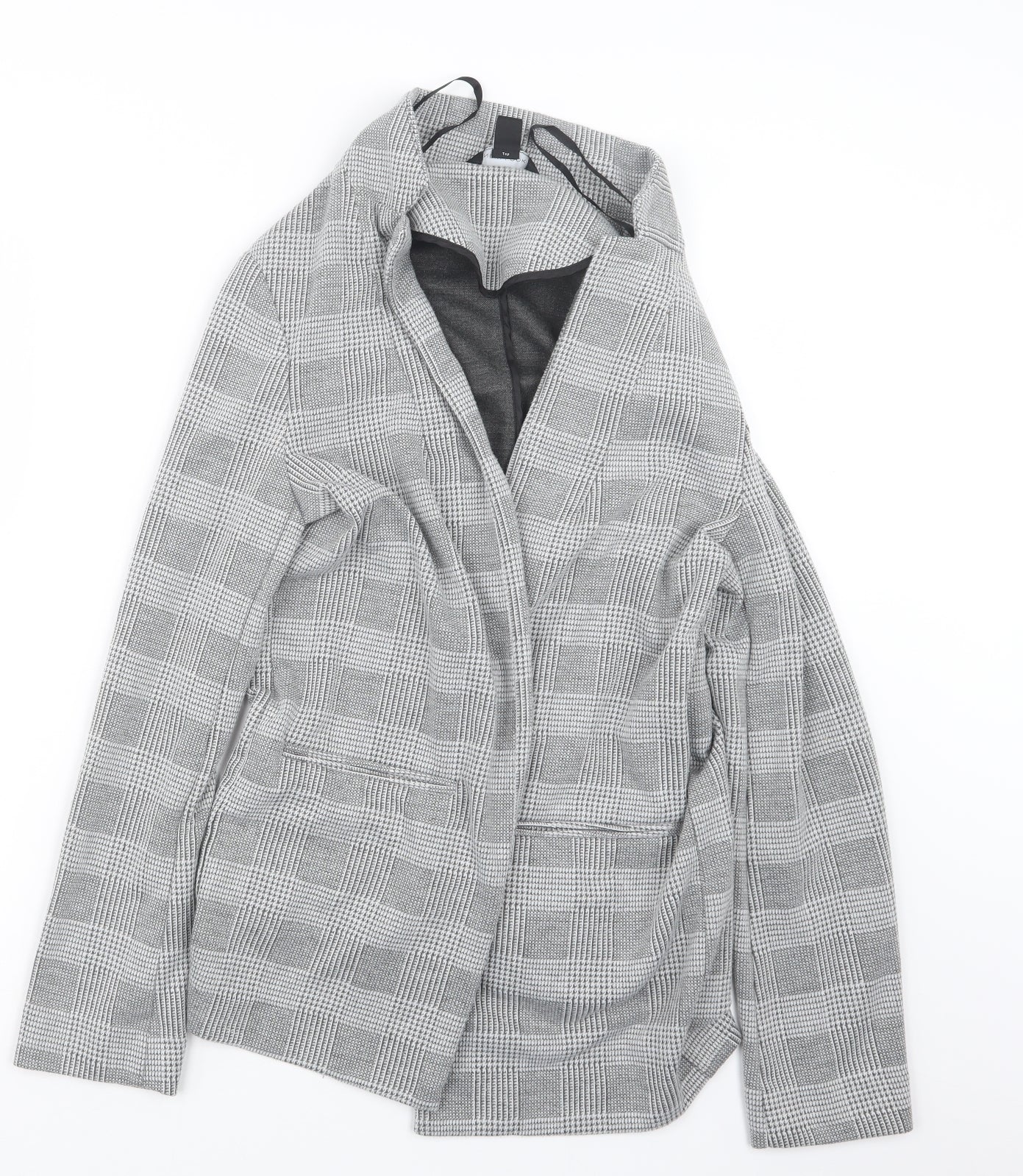 New Look Womens Gold Houndstooth  Jacket  Size 6