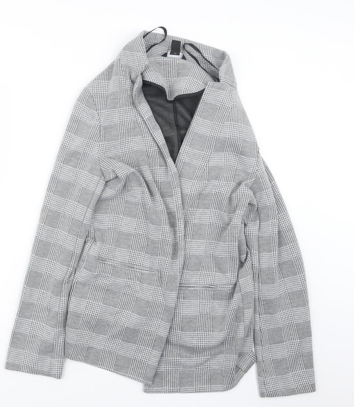New Look Womens Gold Houndstooth  Jacket  Size 6