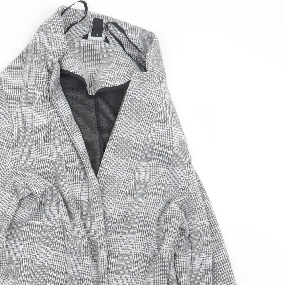 New Look Womens Gold Houndstooth  Jacket  Size 6