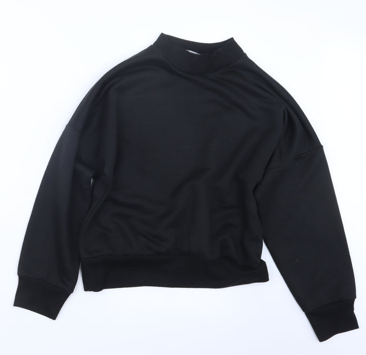 Boohoo Womens Black Pullover Jumper Size 10