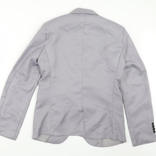 Preworn Mens Grey   Jacket Suit Jacket Size 34