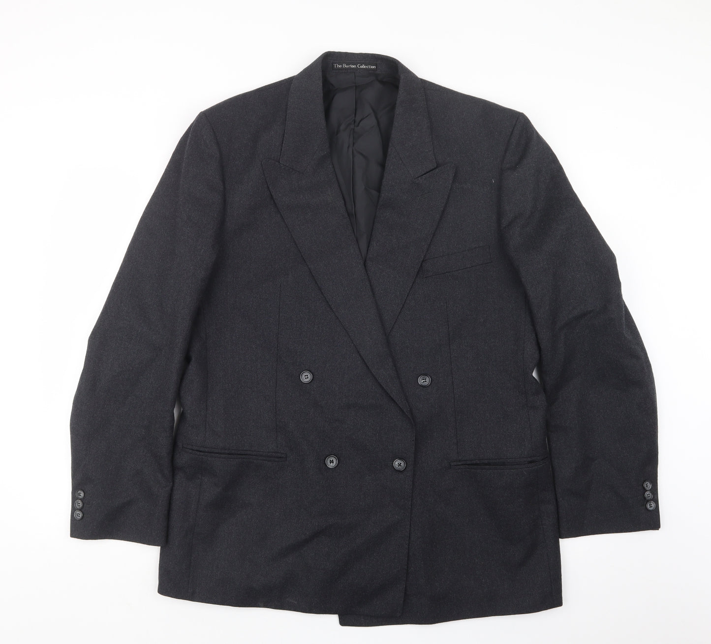 The Burton Collection Mens Grey   Jacket Suit Jacket Size 40