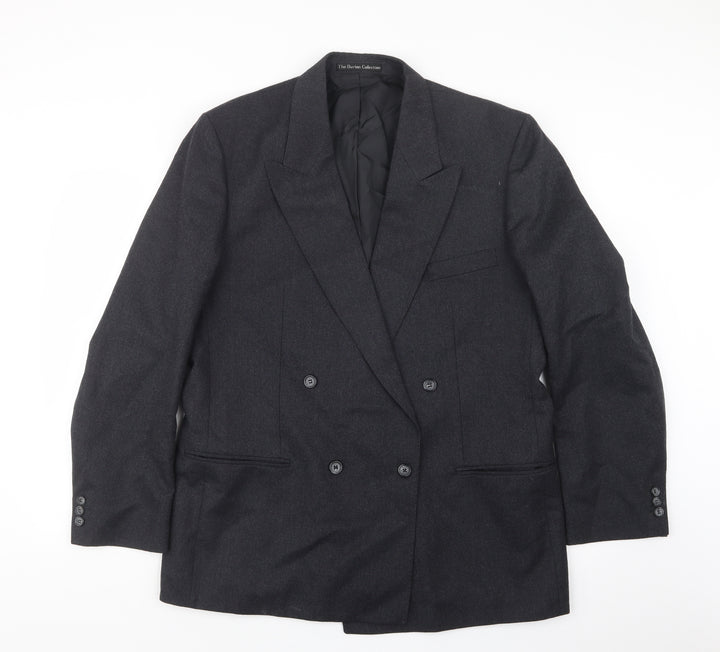 The Burton Collection Mens Grey   Jacket Suit Jacket Size 40