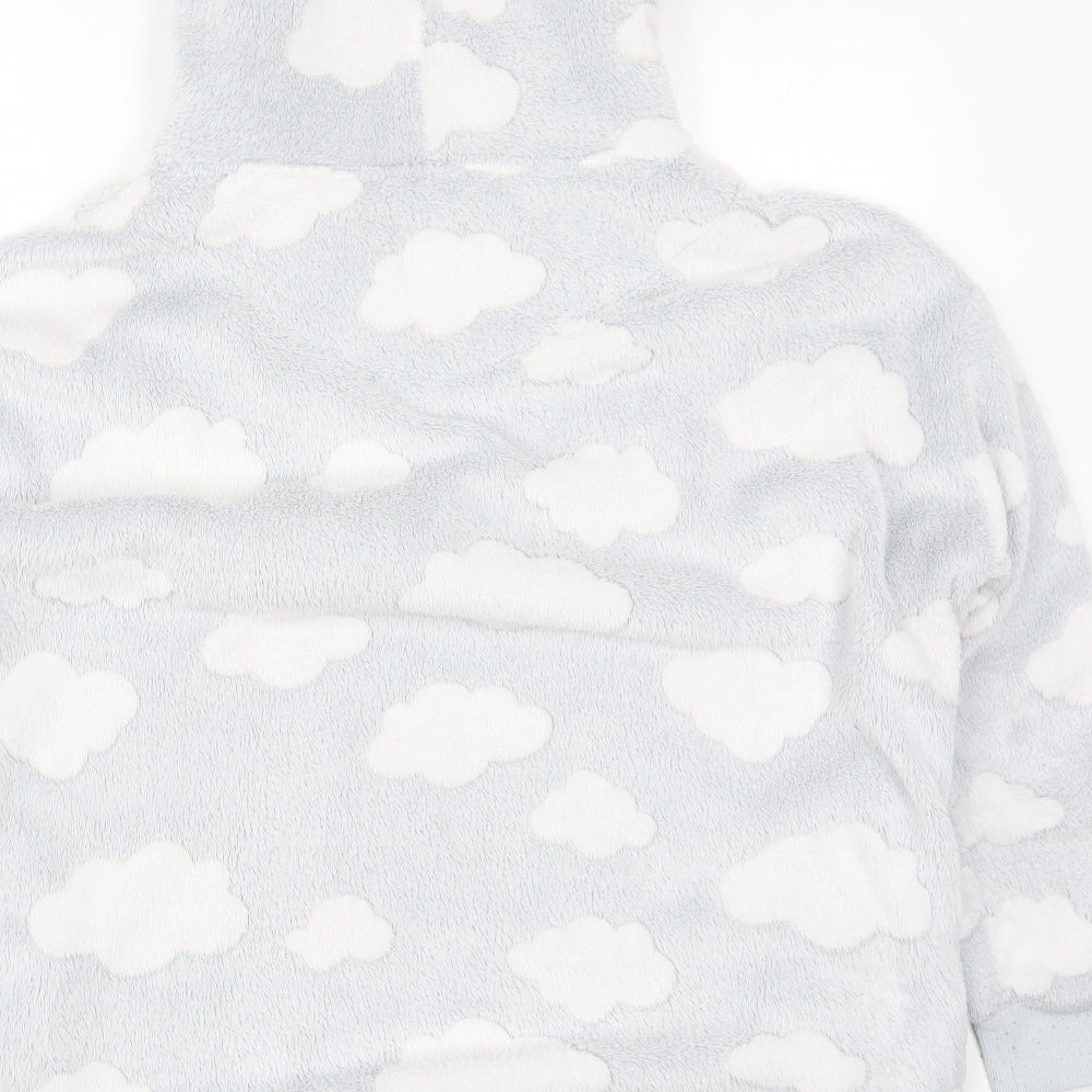 Preworn Womens Grey Solid  Top Pyjama Top Size XL  - Clouds