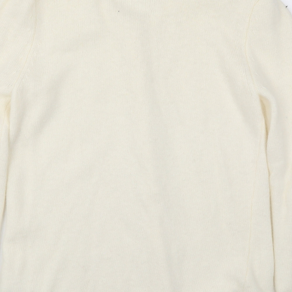 Damart Womens Ivory  Knit Cardigan Jumper Size 14