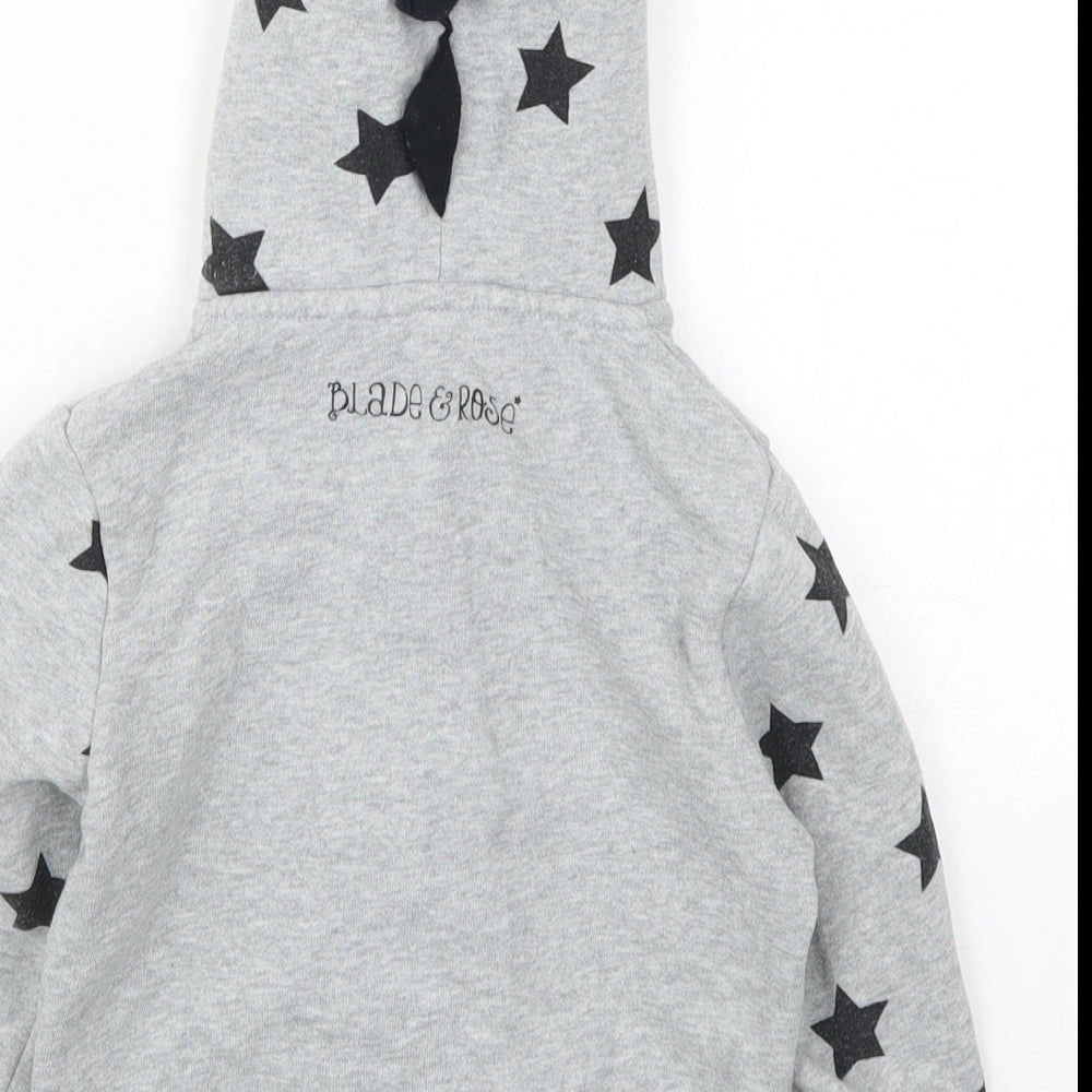 Blade & Rose Boys Grey   Jacket  Size 12-18 Months  - Stars