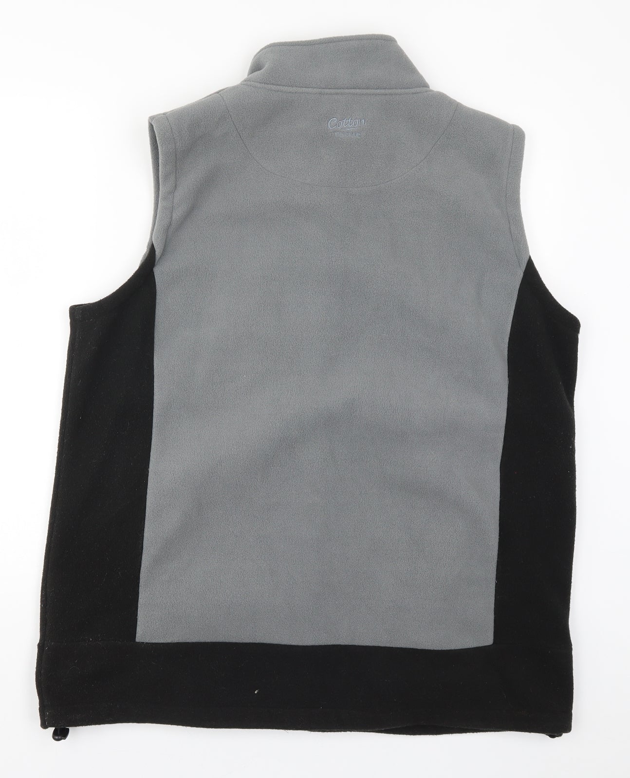 Cotton Traders Mens Grey  Fleece Gilet Jacket Size XL