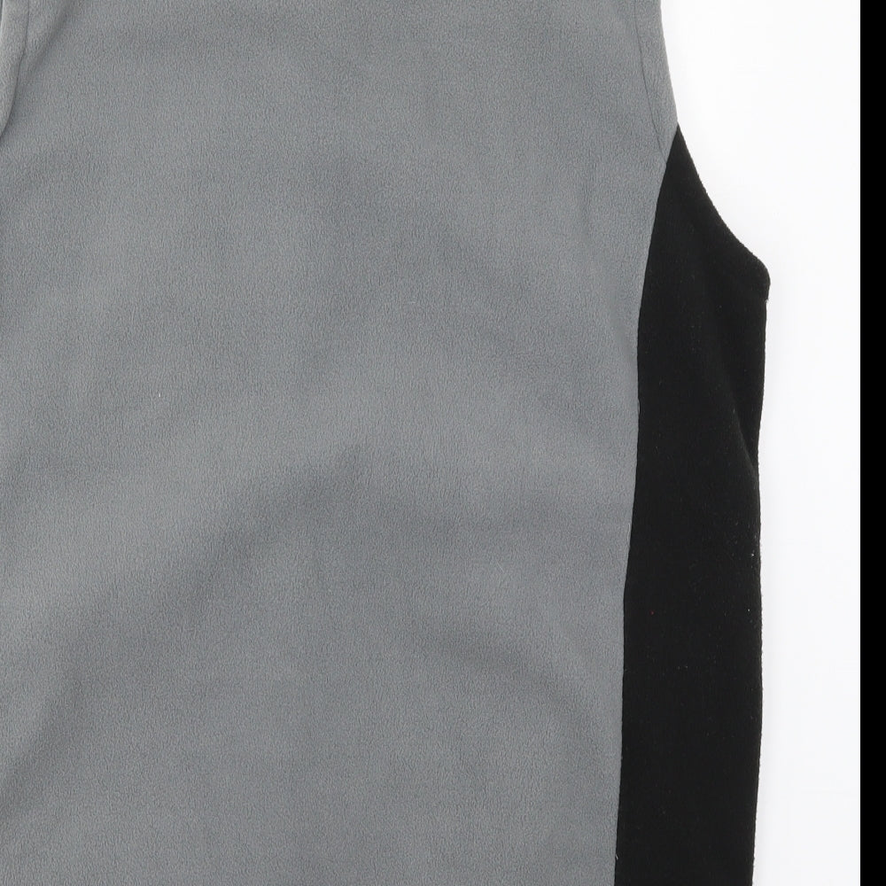 Cotton Traders Mens Grey  Fleece Gilet Jacket Size XL