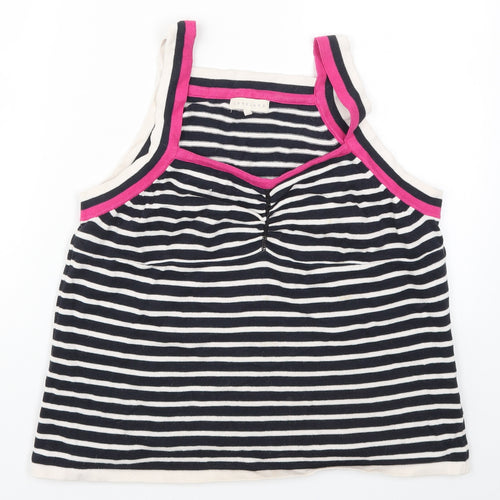 Lakeland Womens Blue Striped  Basic Tank Size 14