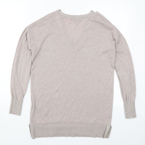 Topshop Womens Pink  Knit Pullover Jumper Size 6