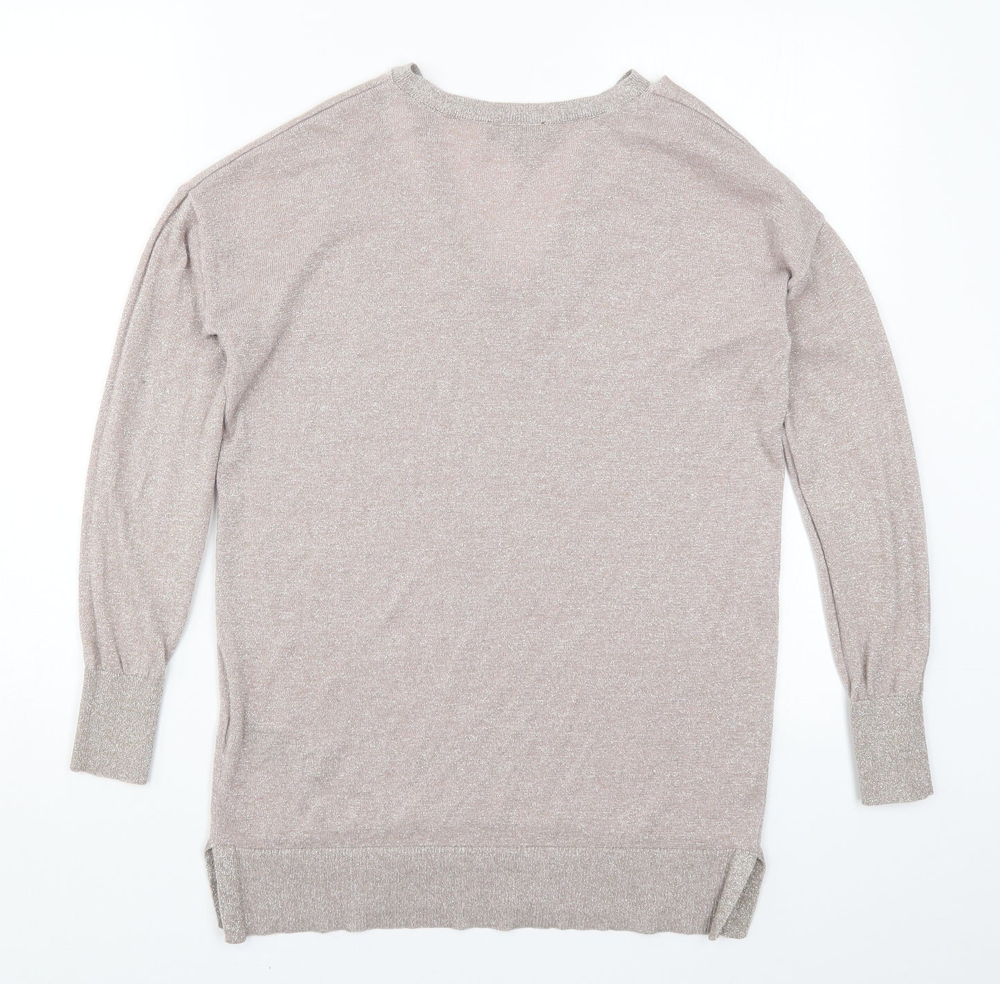 Topshop Womens Pink  Knit Pullover Jumper Size 6