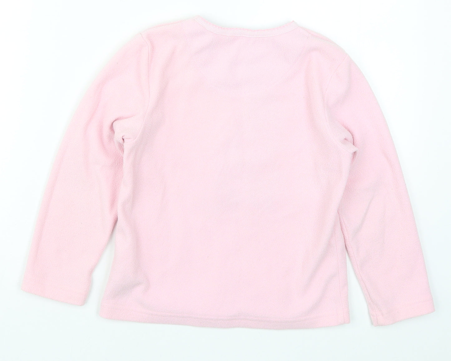 Preworn Girls Pink Solid  Top Pyjama Top Size 6-7 Years  - Cinderella