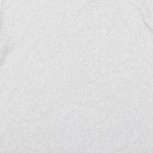 Topman Mens Grey  Knit Pullover Jumper Size S