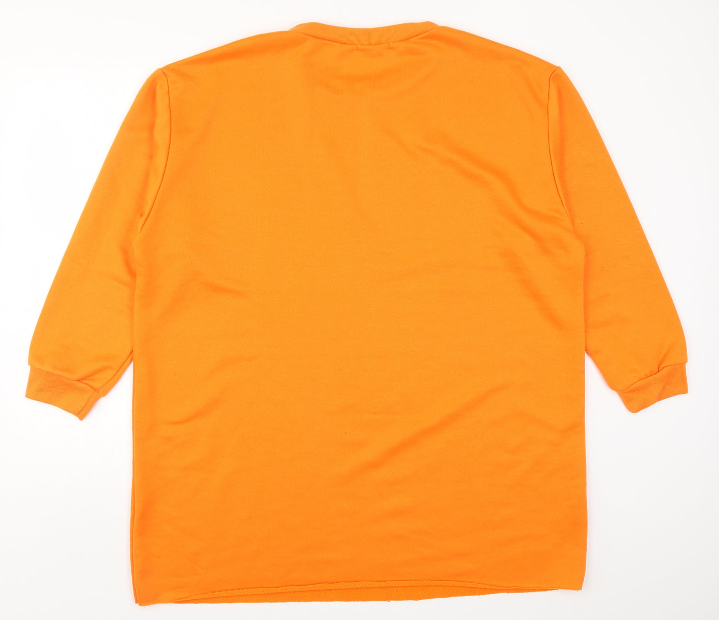 In the Style Womens Orange   Pullover Sweatshirt Size 12  - Hustle